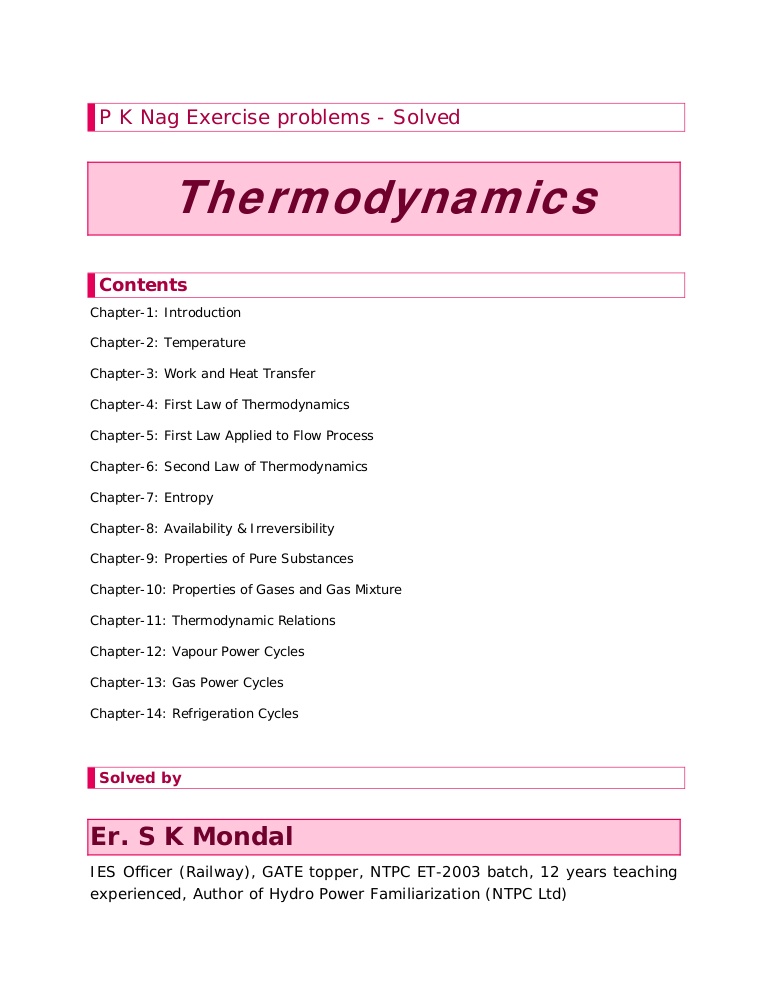 Fundamentals of thermodynamics solution manual chapter 8